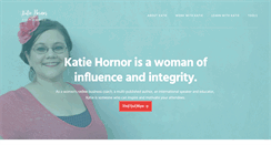 Desktop Screenshot of katiehornor.com